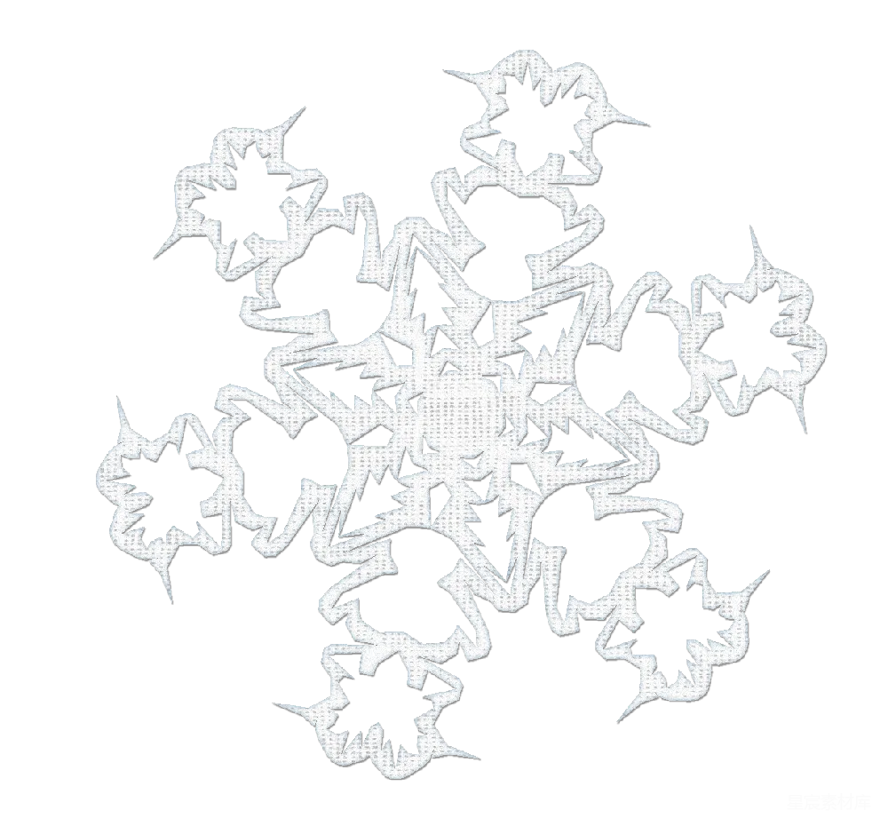 元素素材 雪花