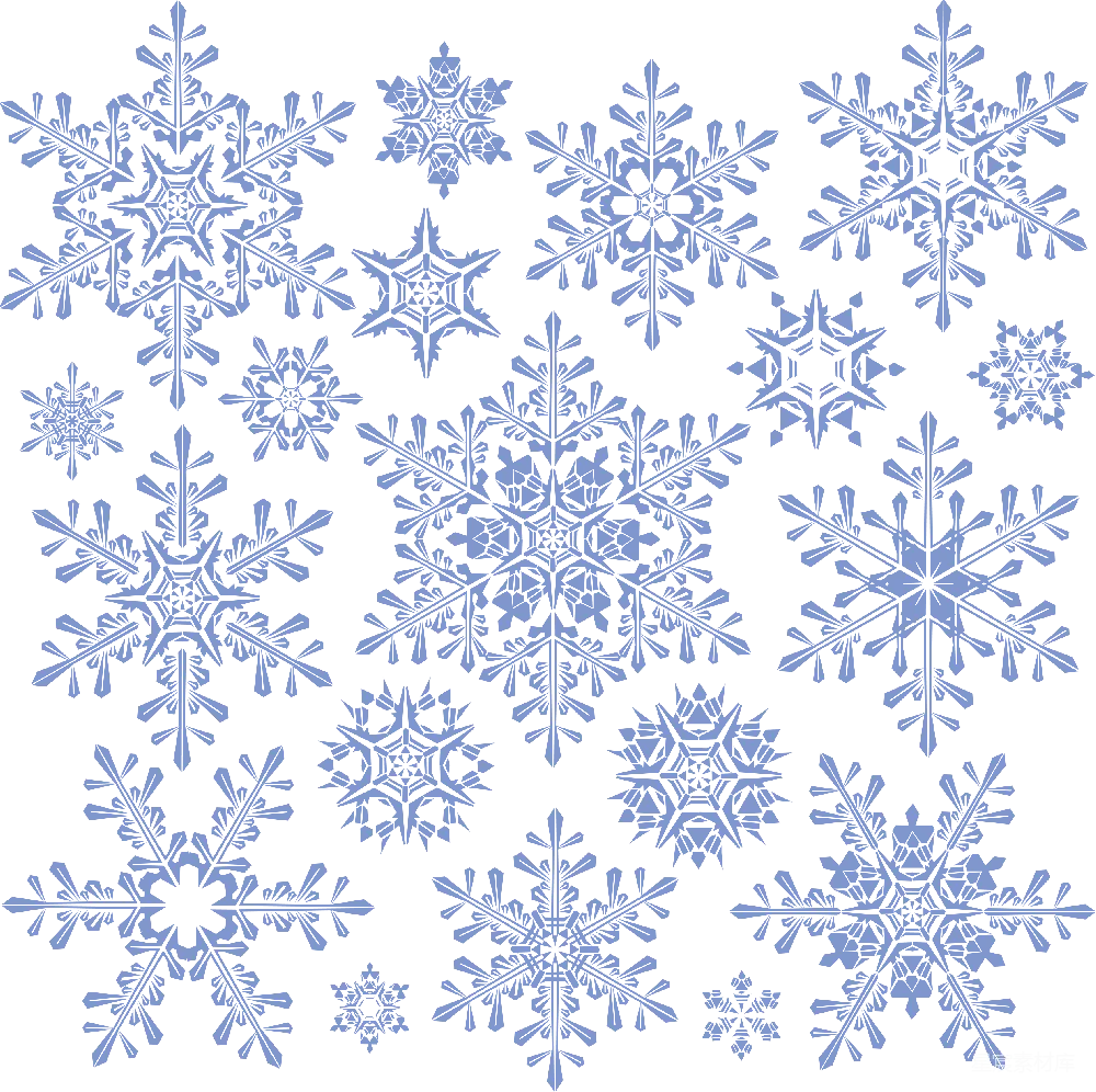 元素素材 元素 雪花