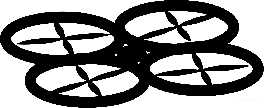 元素素材 无人机