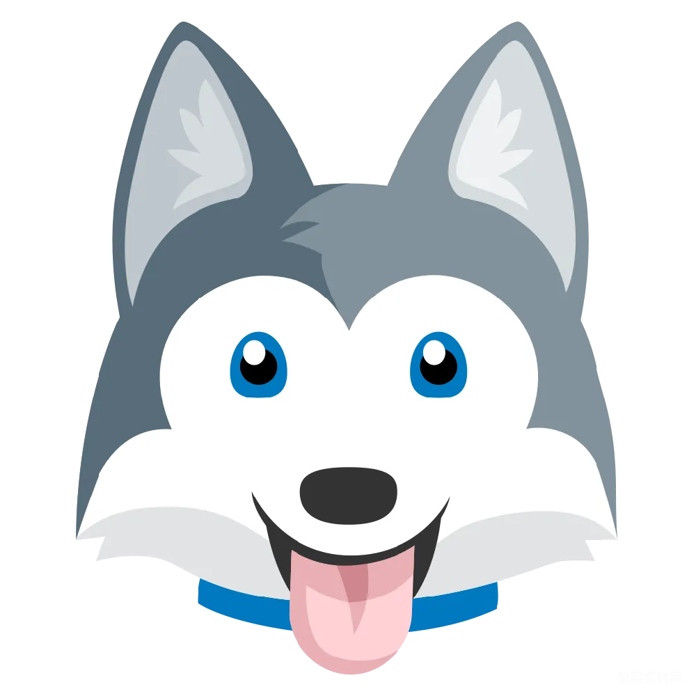 元素素材 husky