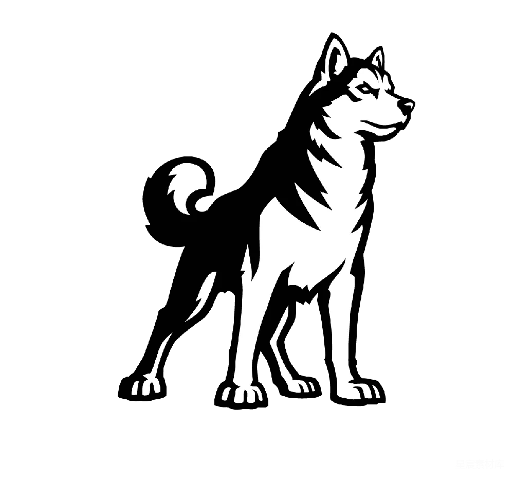 元素素材 元素 husky