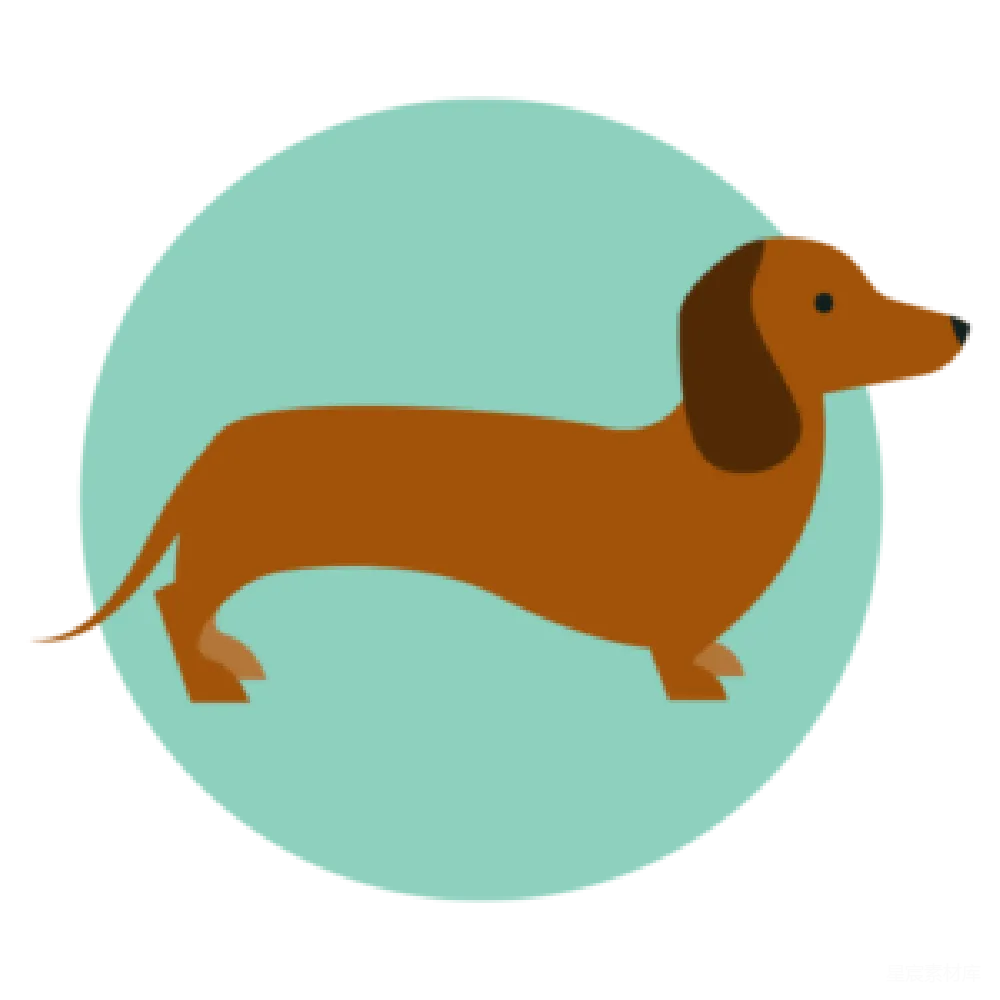 元素素材 杜高猎犬