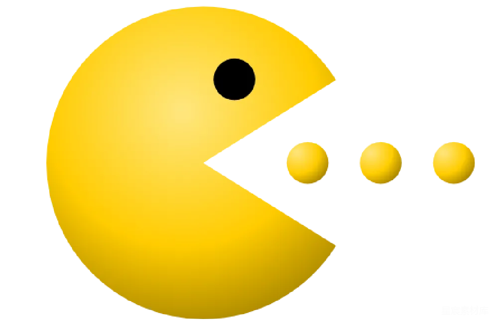 元素素材 pacman