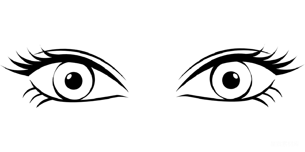 元素素材 夜空 星象 天文 星空中的两颗星