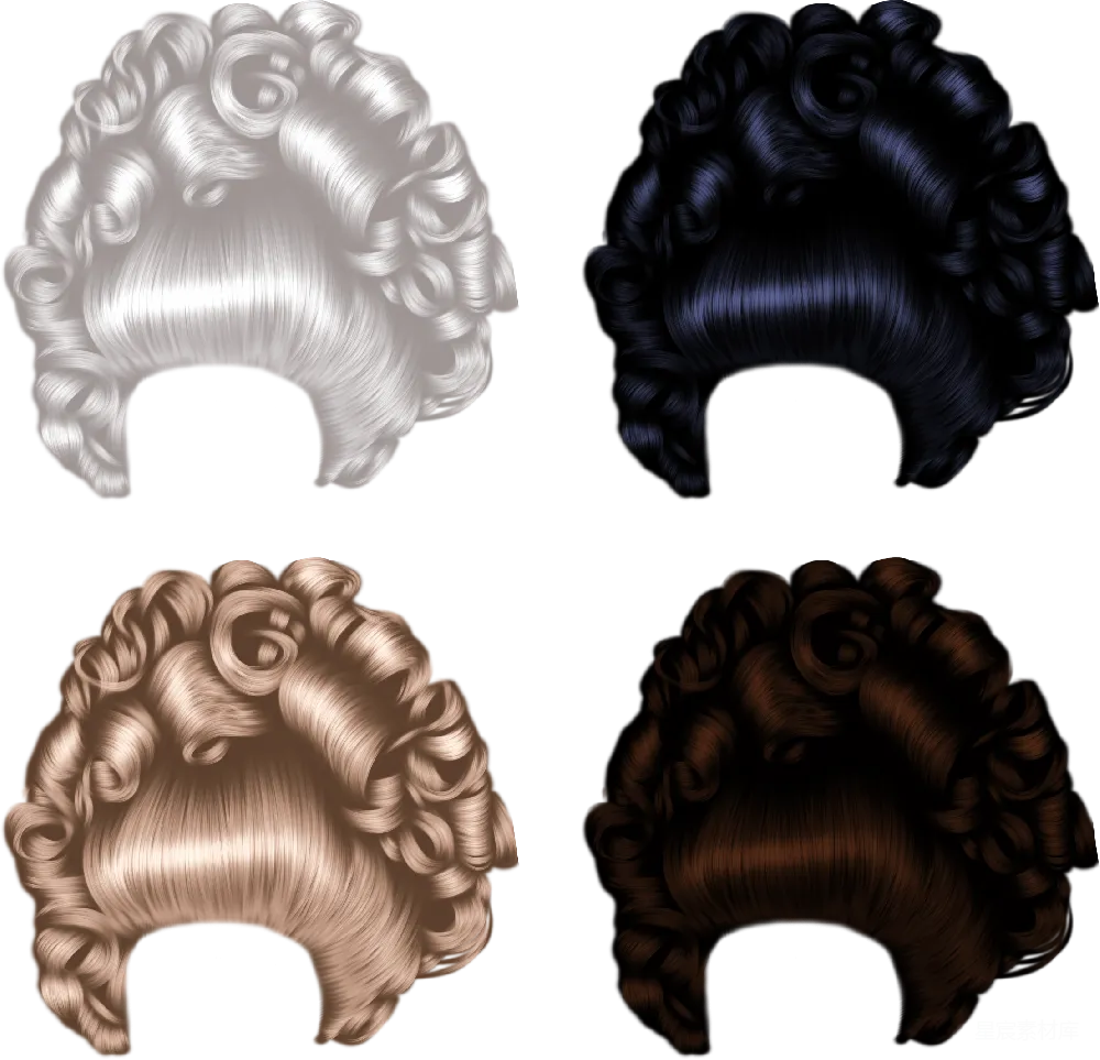 元素素材 元素 头发