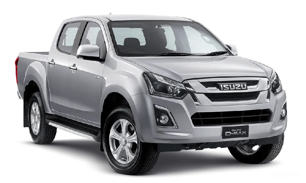 元素素材 皮卡 ISUZU 车 银色ISUZU D-MAX皮卡车