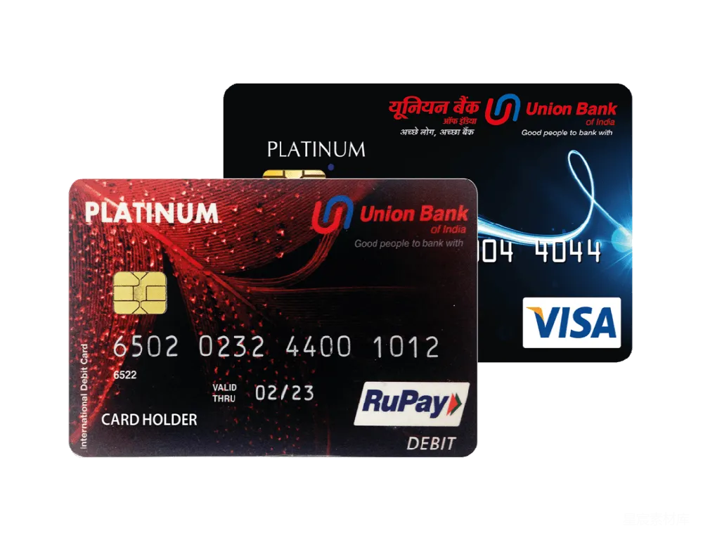 元素素材 信用卡 印度 金融 印度联合银行Platinum信用卡
