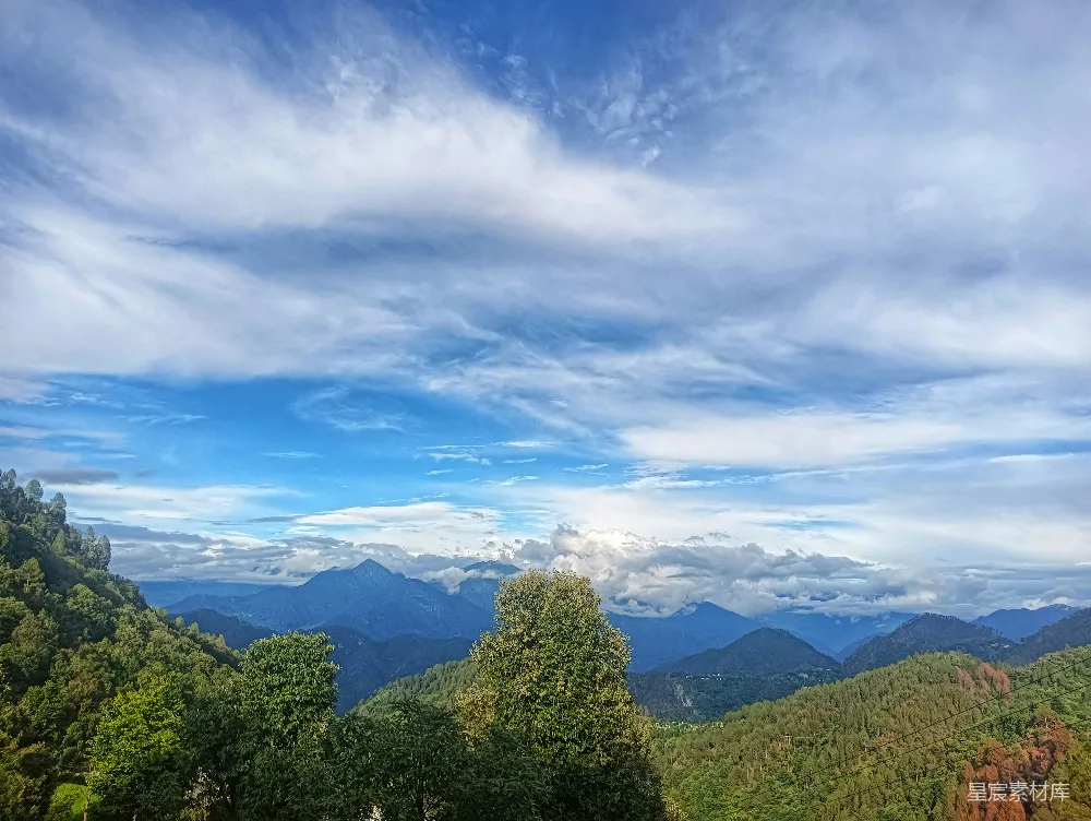 高清摄影 山光树色的美景
