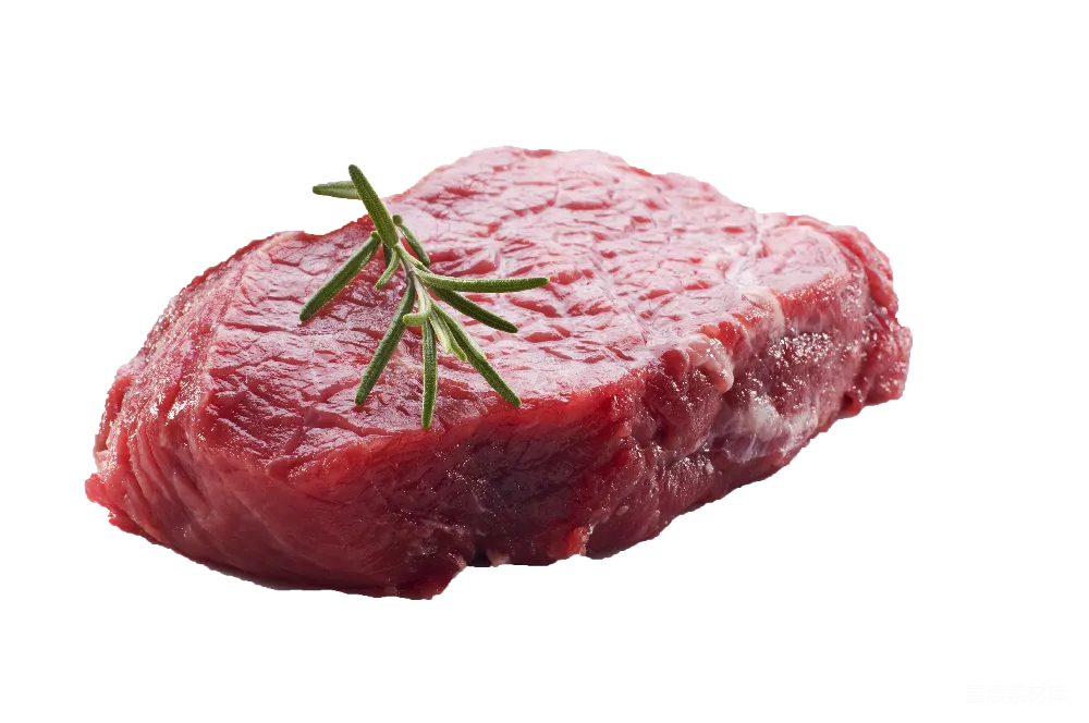 元素素材 牛肉 美食 烹饪 生牛肉配迷迭香