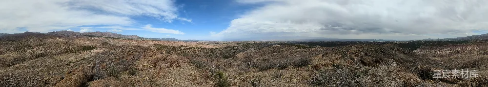 高清摄影 一幅山峦全景图