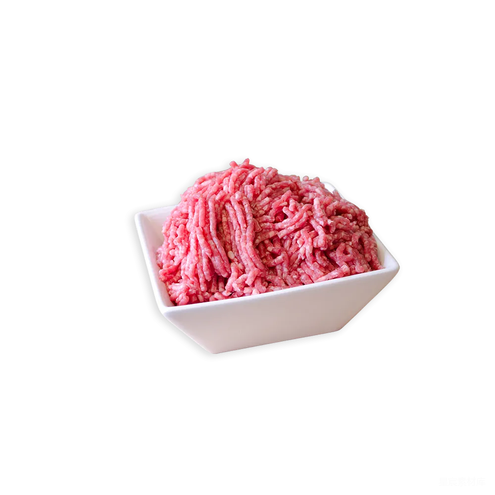 元素素材 食物 烹饪材料 厨房 新鲜绞肉在白色碗中