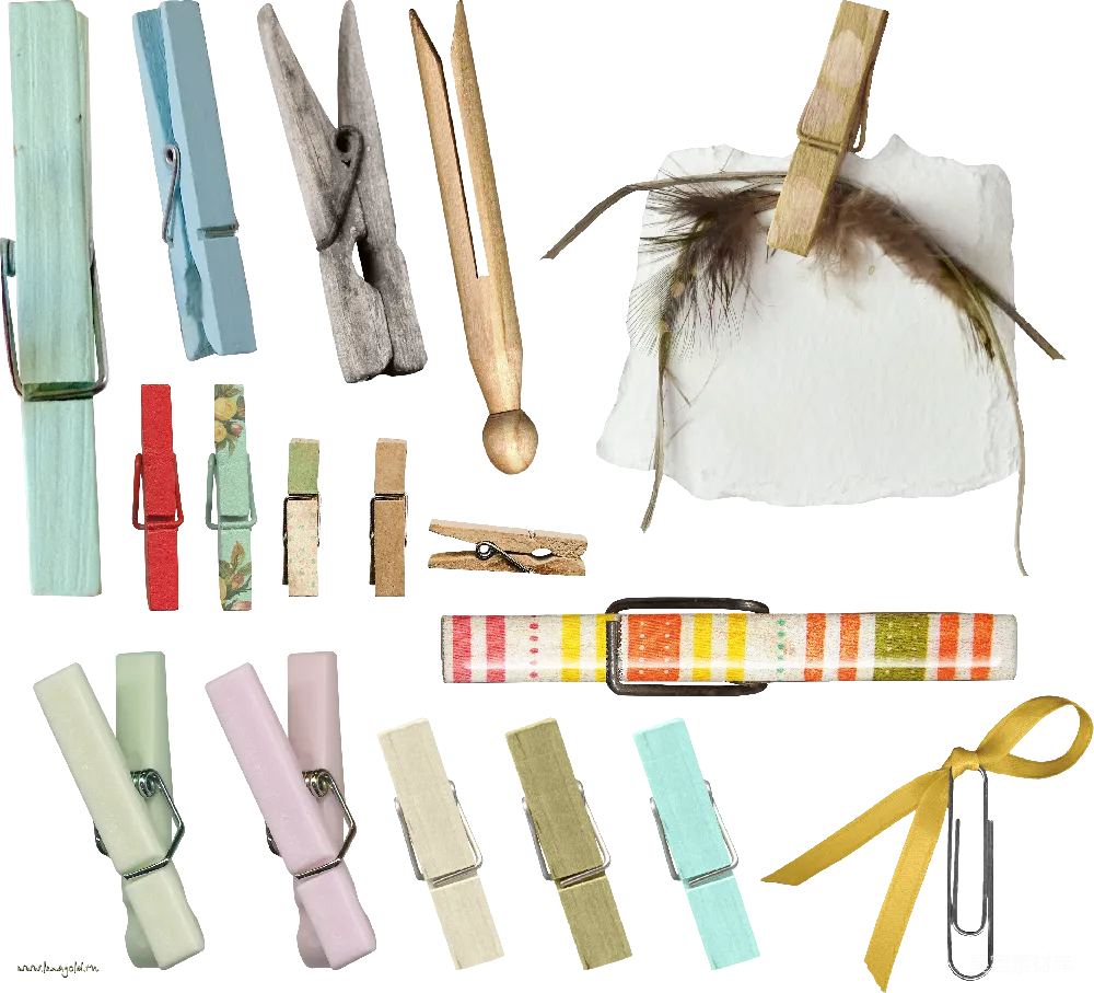 元素素材 衣夹