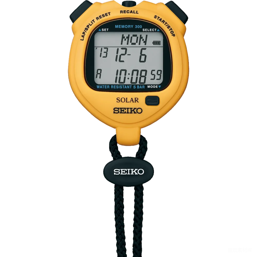 元素素材 计时器 SEIKO 户外运动 SEIKO太阳能计时器