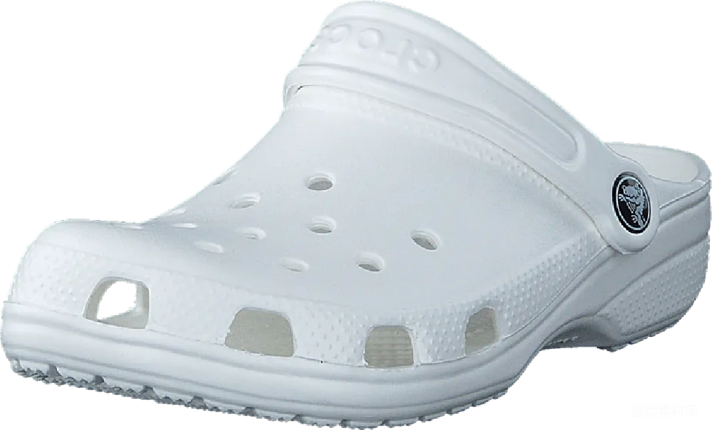 元素素材 拖鞋 休闲 日常 经典白色Crocs拖鞋
