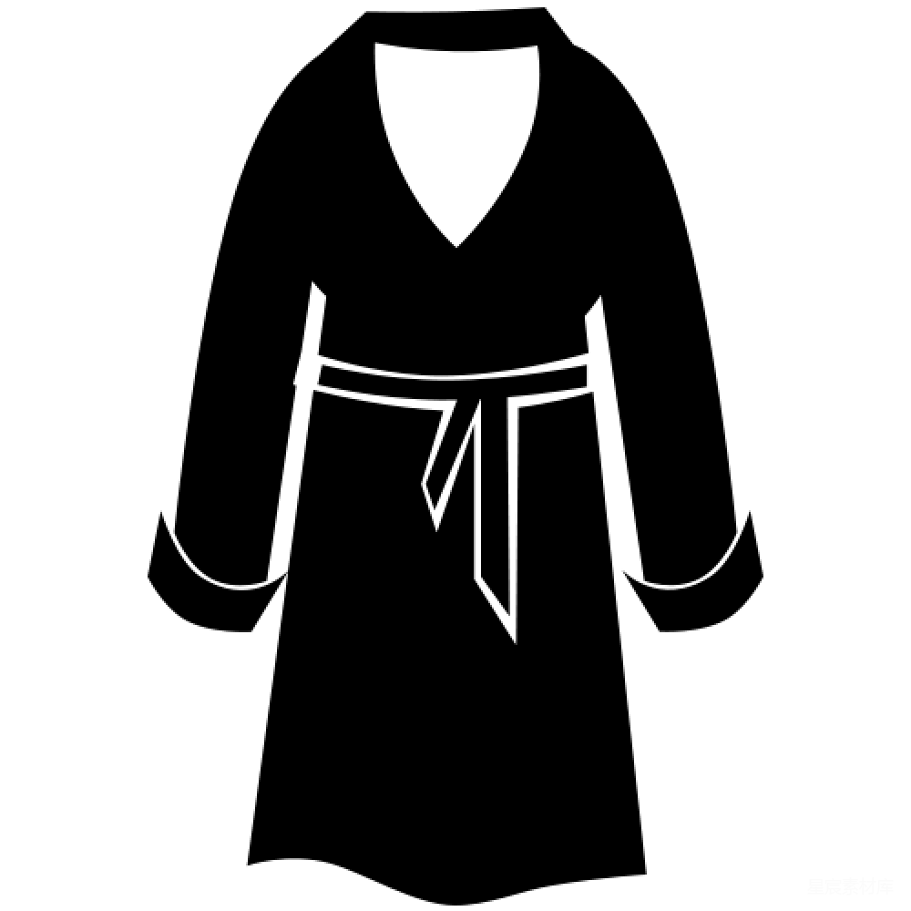 元素素材 浴袍