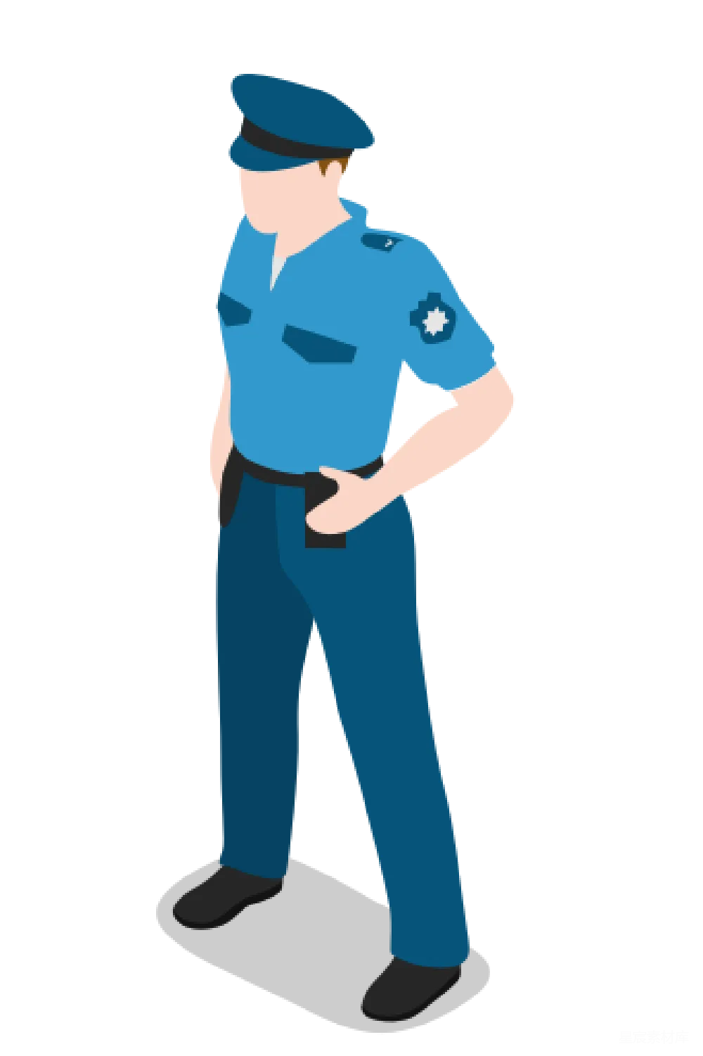 元素素材 警察