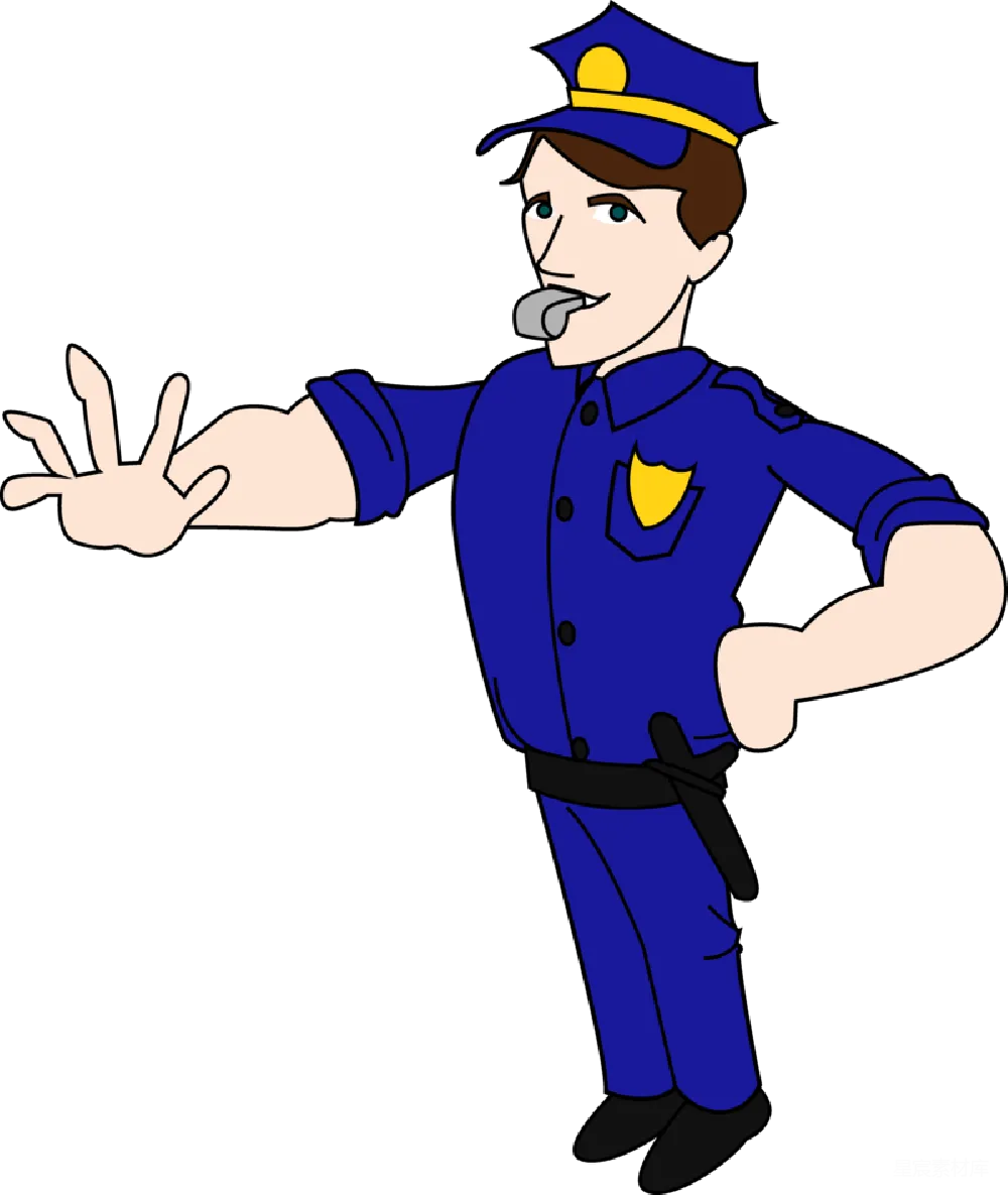 元素素材 元素 警察