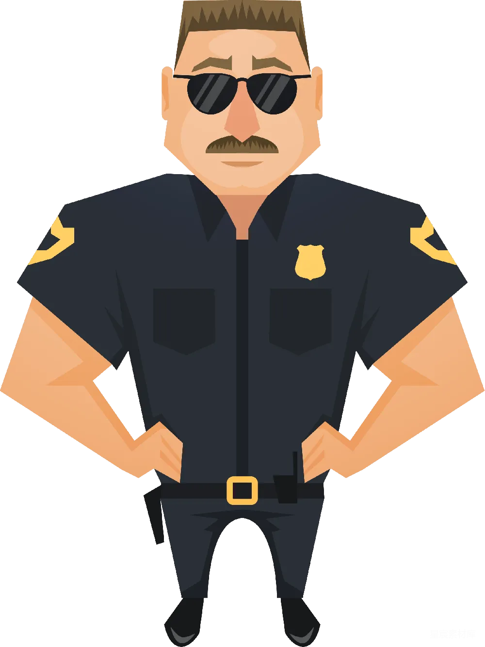 元素素材 元素 警察