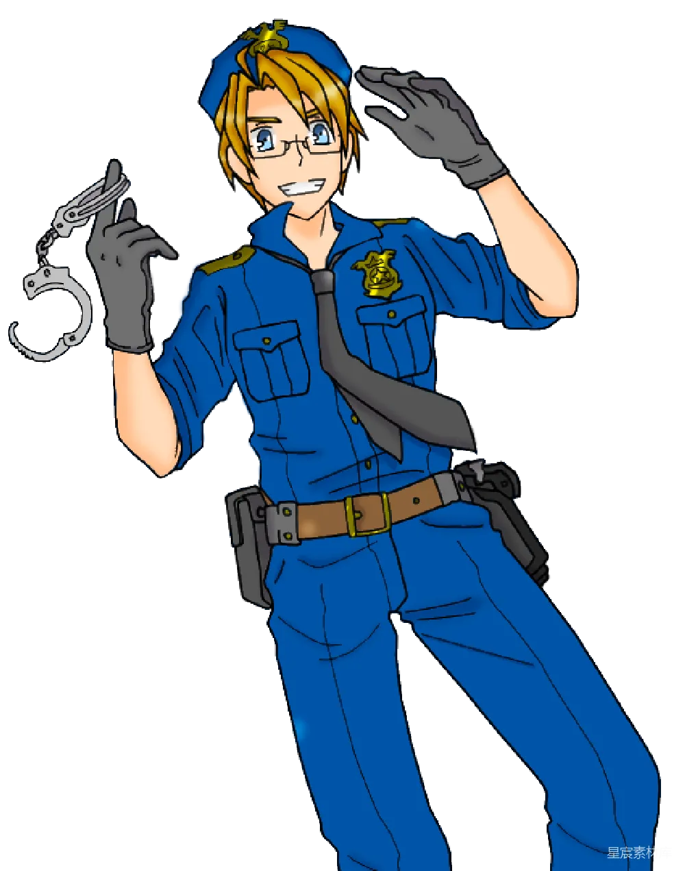 元素素材 元素 警察