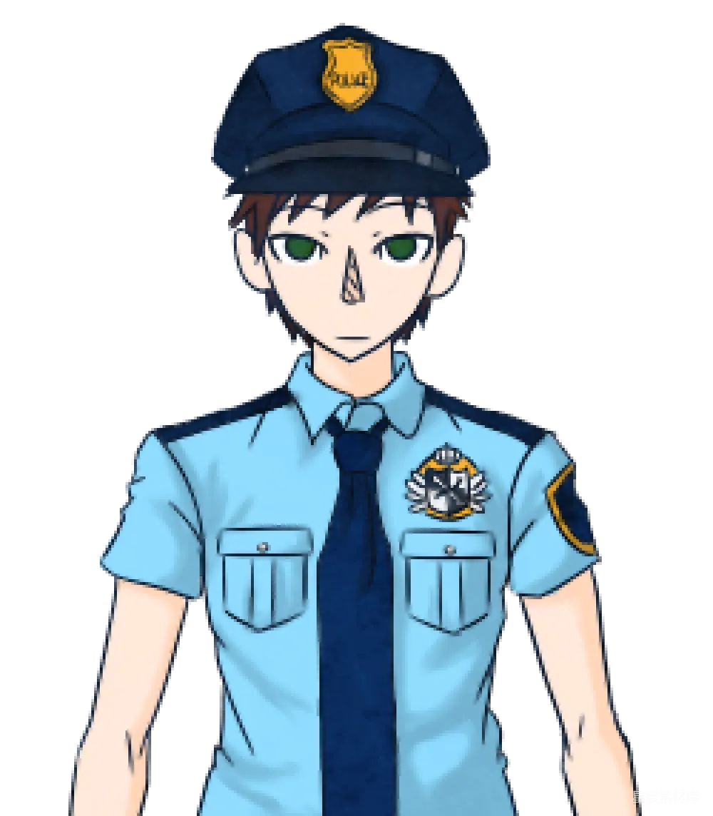 元素素材 警察