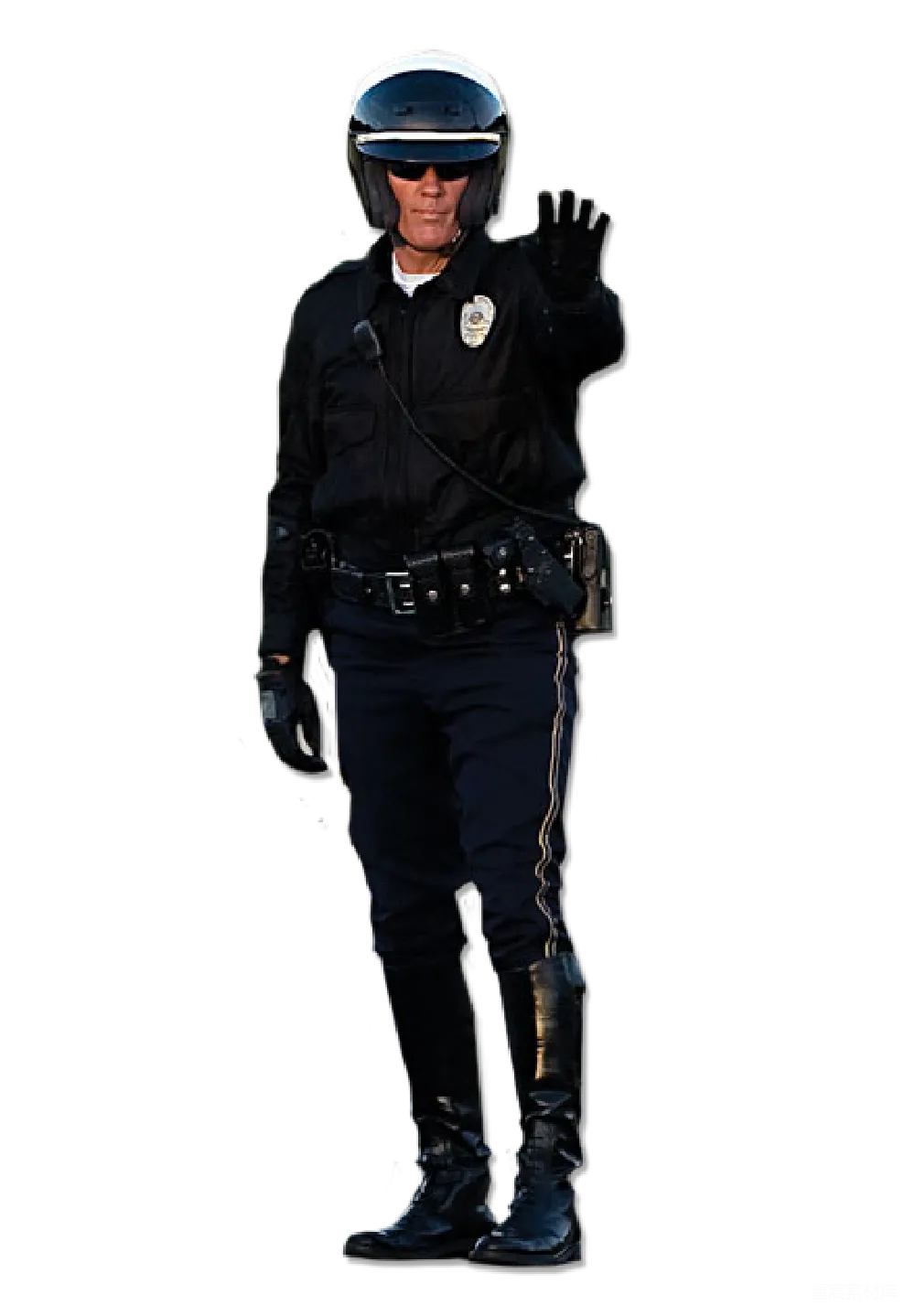 元素素材 身穿制服的警察形象
