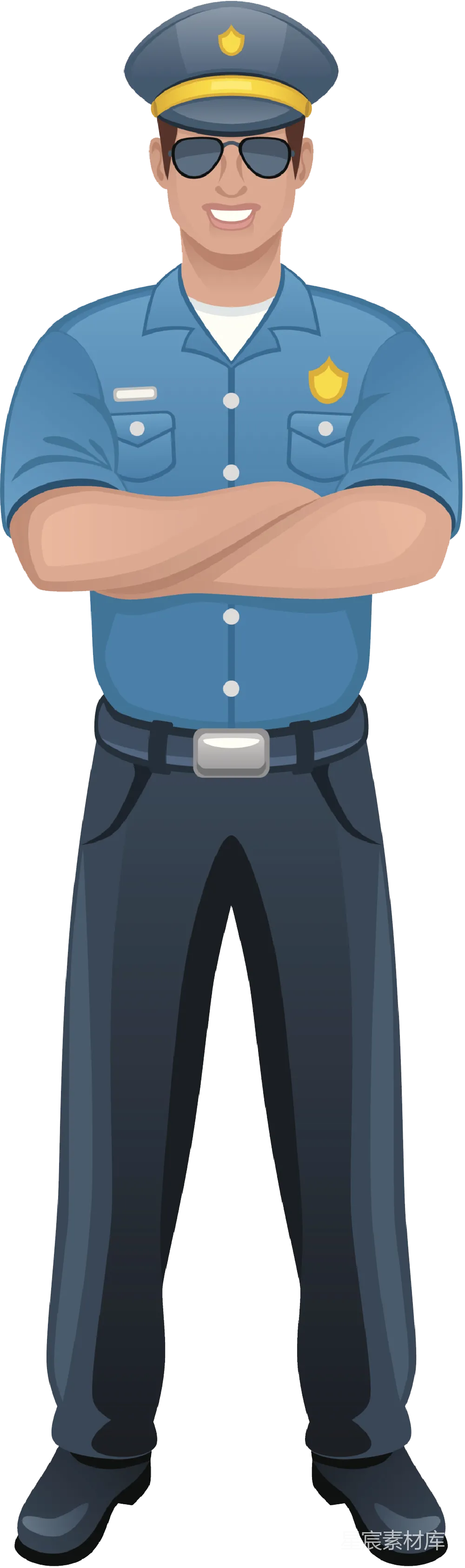 元素素材 元素 警察