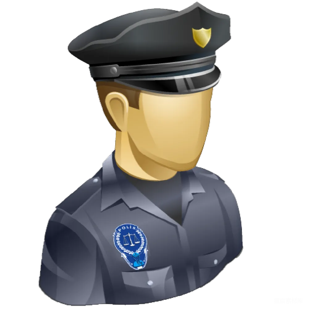 元素素材 元素 警察