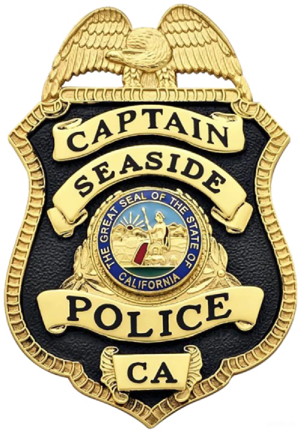 元素素材 警察徽章 纪念品 美国 加利福尼亚州海岸警官徽章