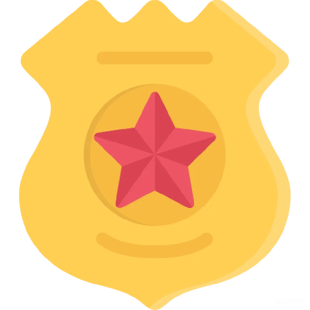 元素素材 警察