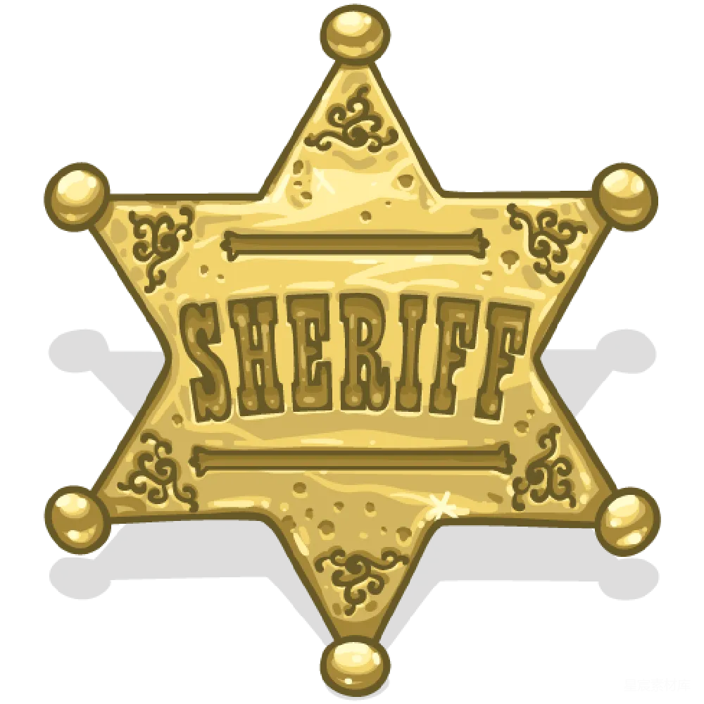 元素素材 元素 sheriff