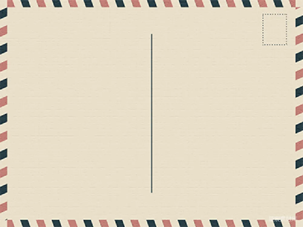 元素素材 明信片