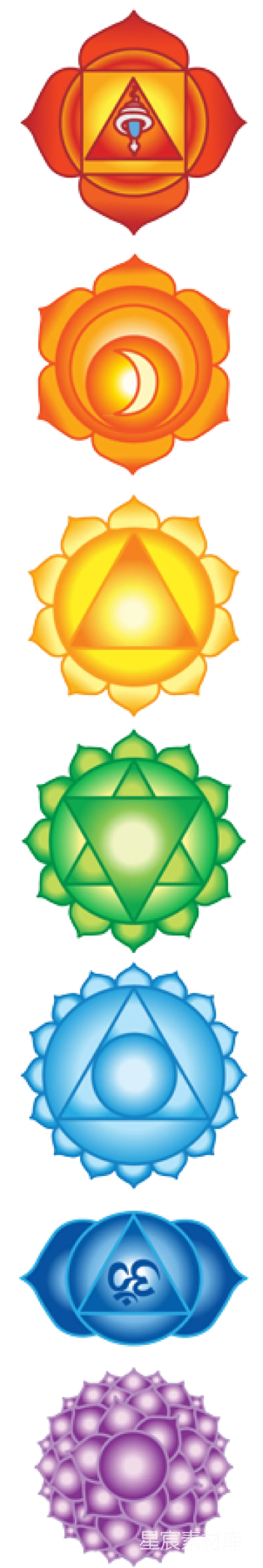 元素素材 轮 '['chakra']'