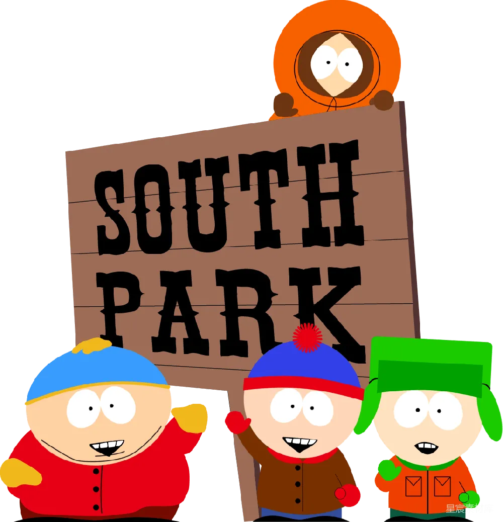 元素素材 卡通 喜剧 流行文化 South Park Sign and Characters