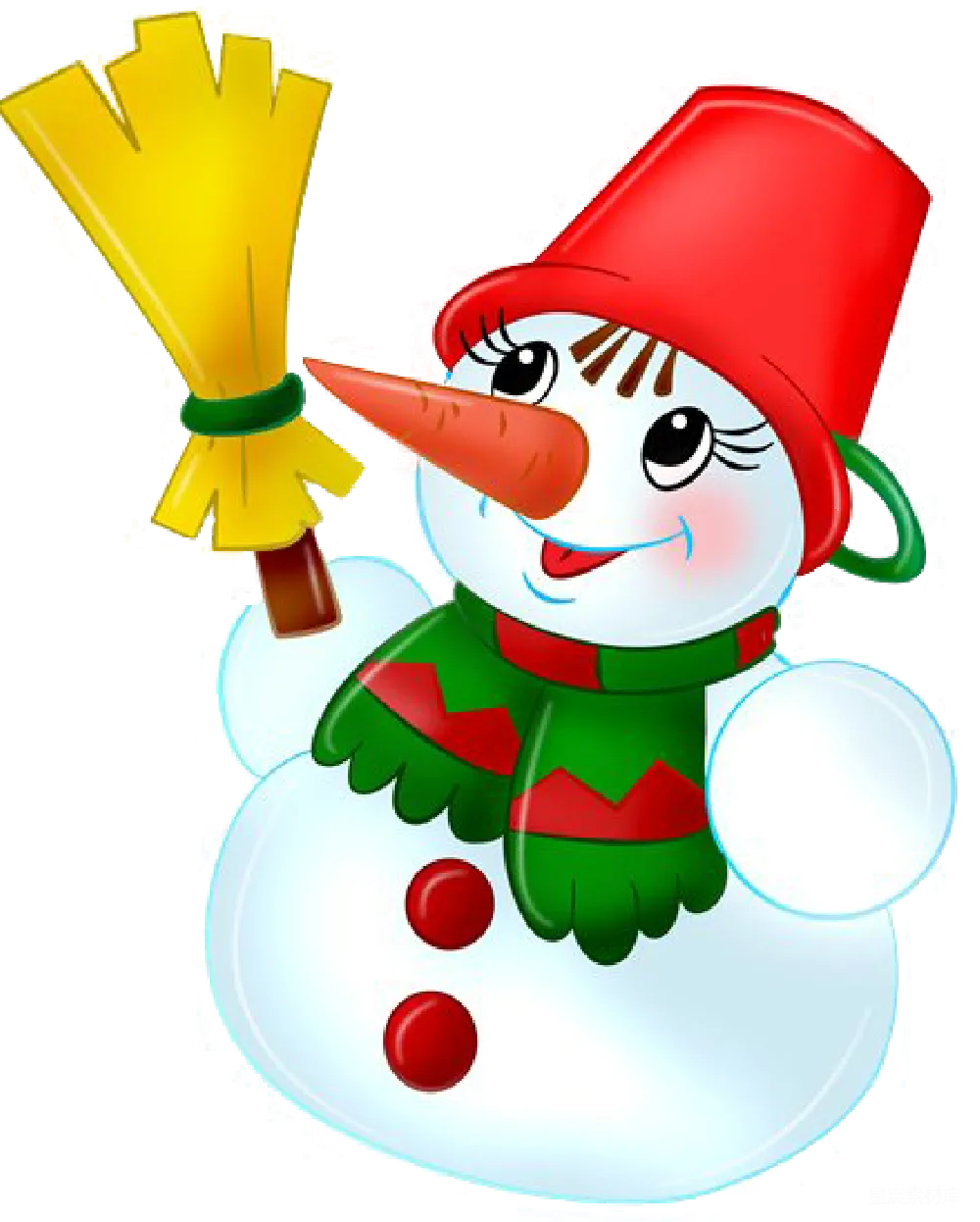 元素素材 元素 雪人