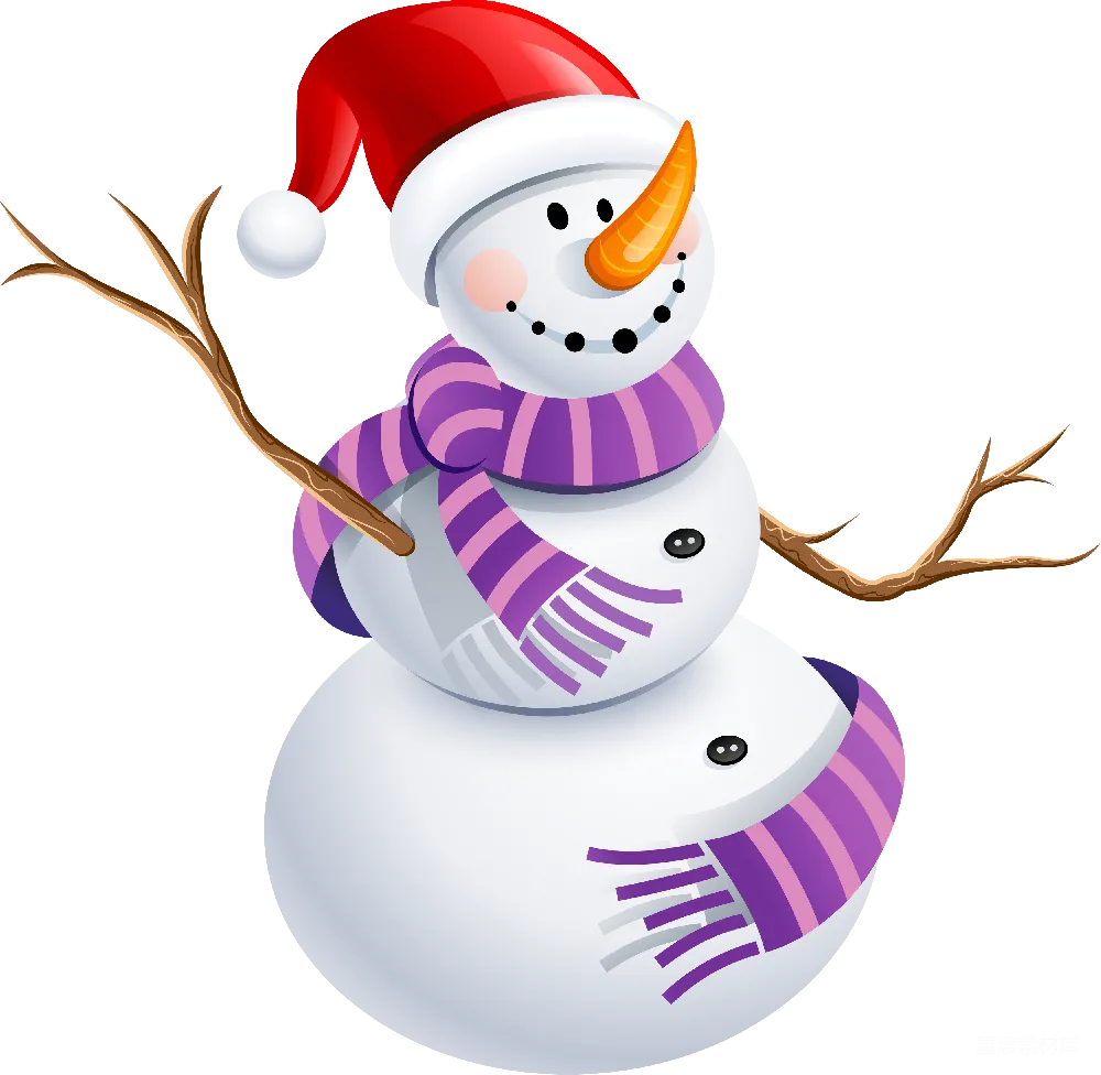 元素素材 元素 雪人