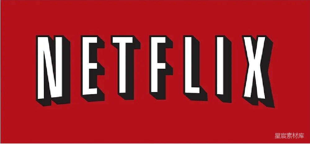 元素素材 Netflix 品牌标志 红色背景 Netflix品牌标志