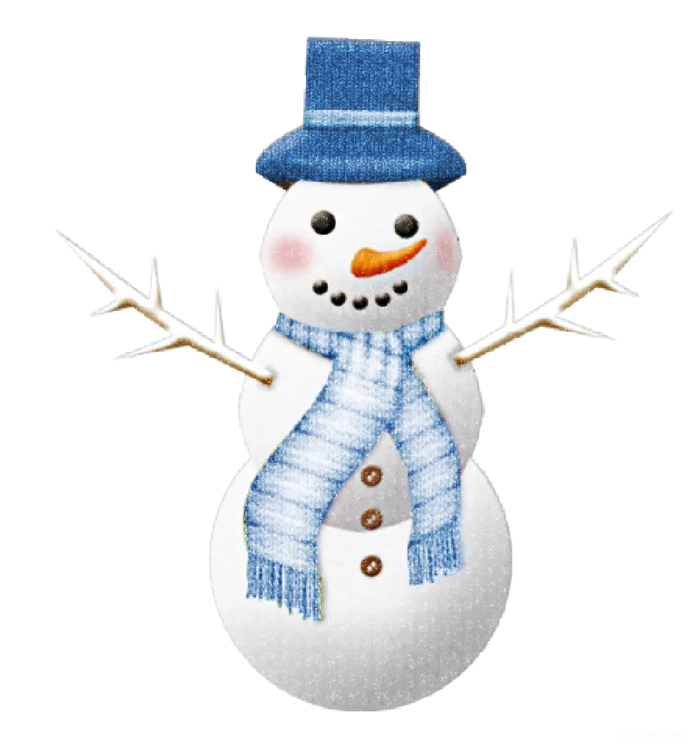 元素素材 雪人