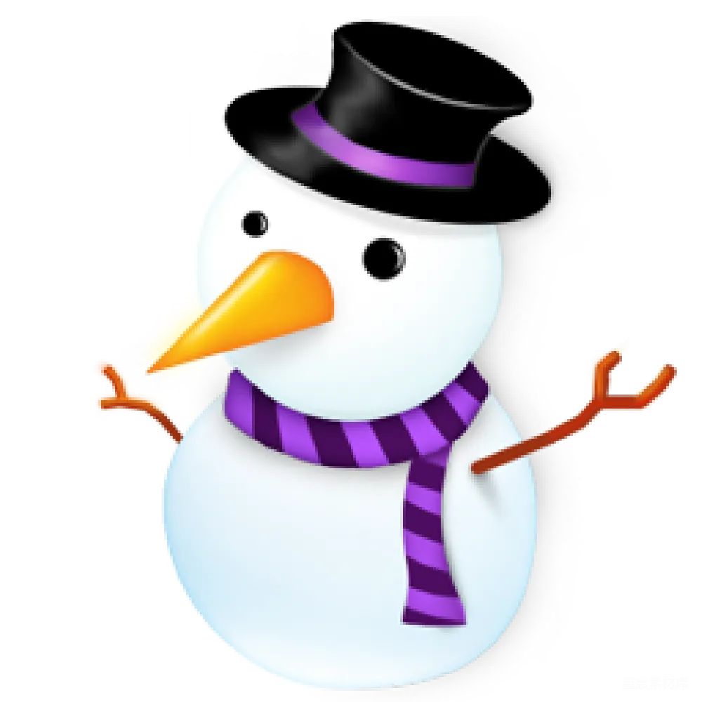 元素素材 元素 雪人