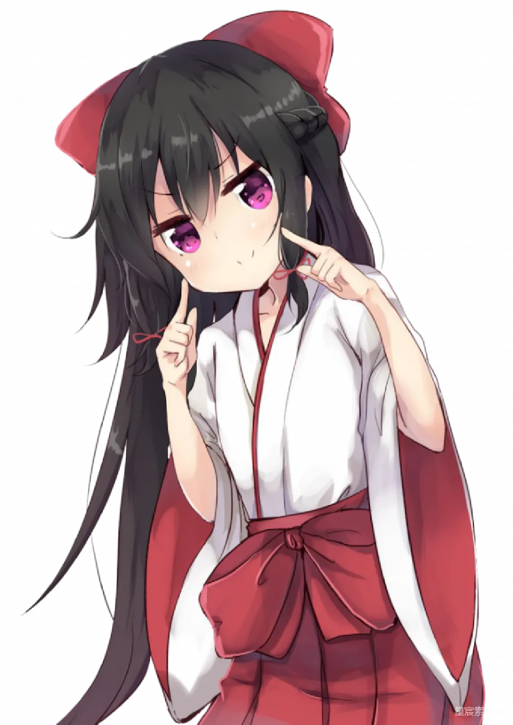 元素素材 动漫 角色 表情 可爱动漫女孩表情包