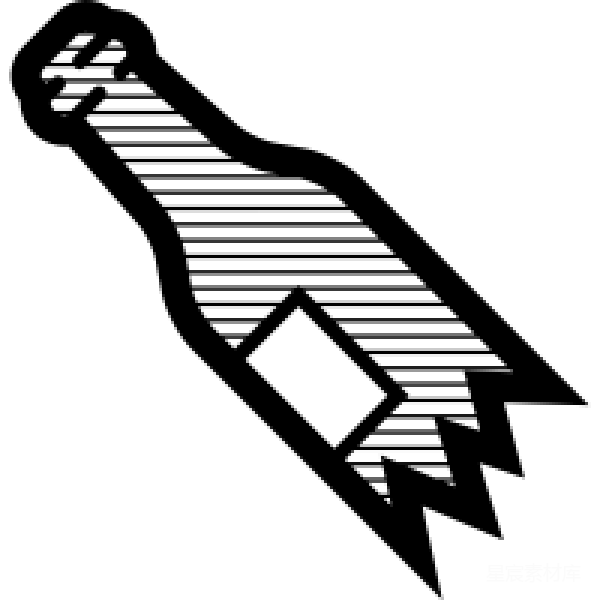 元素素材 黑白抽象图案
