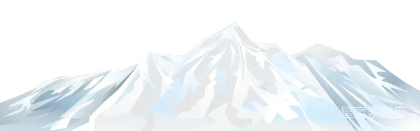 元素素材 雪山轮廓插图