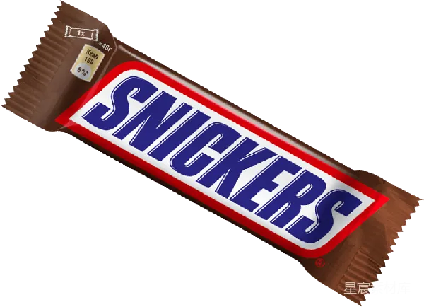 元素素材 Snickers巧克力棒包装
