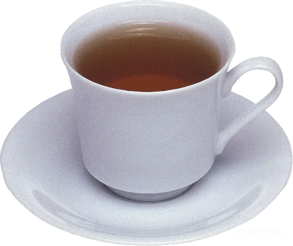 元素素材 白瓷杯中的茶