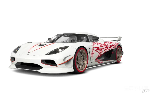 元素素材 高性能赛车：Koenigsegg Agera RS