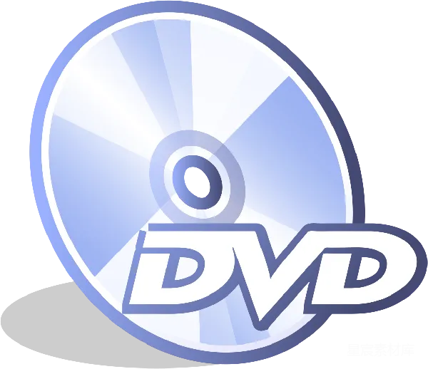 元素素材 蓝色DVD图标