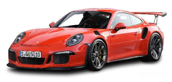 元素素材 保时捷911 GT3 RS跑车