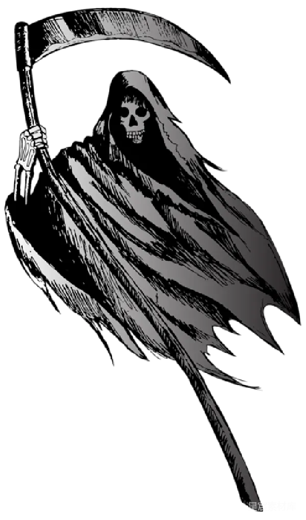 元素素材 死亡之神的剪影