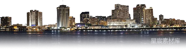元素素材 城市夜景全景图