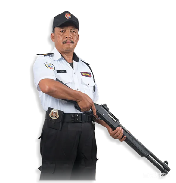 元素素材 警察持枪姿势
