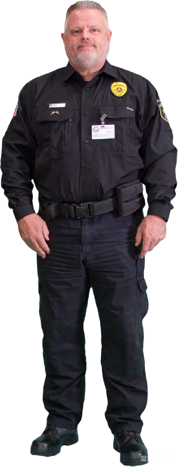 元素素材 身穿制服的警察形象